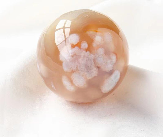 Sakura Agate crystal sphere