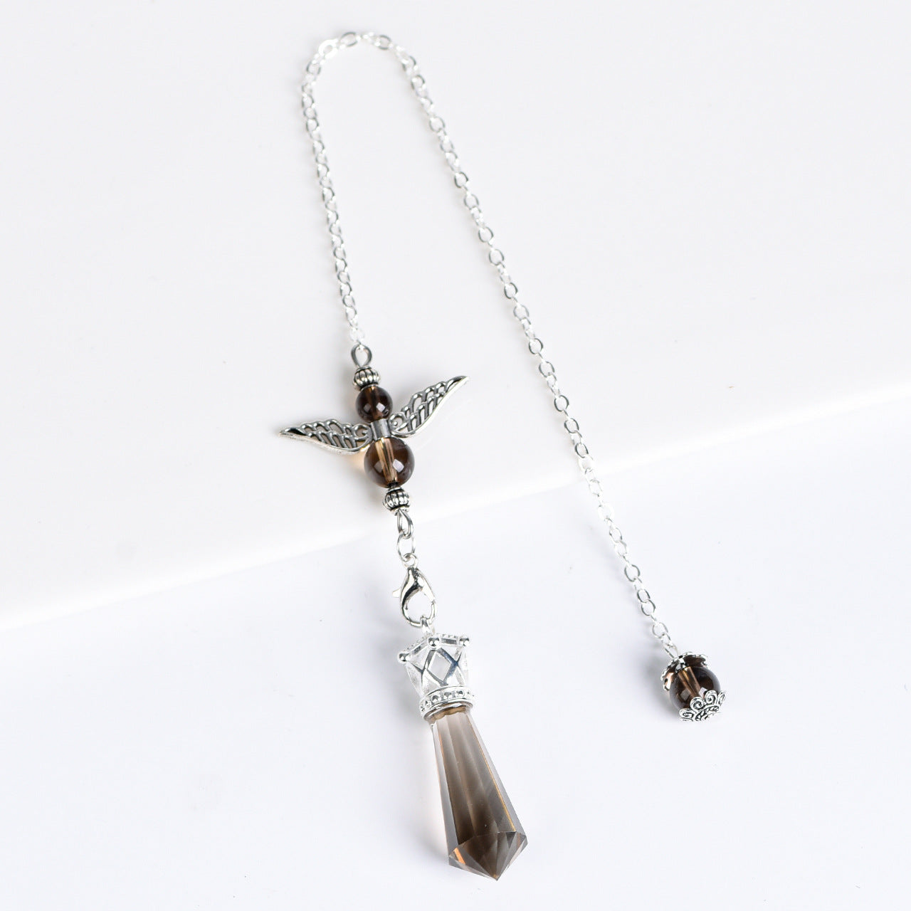 Natural crystal new overseas angel crystal pendulum pendant with twelve sections