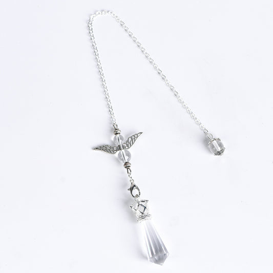 Natural crystal new overseas angel crystal pendulum pendant with twelve sections