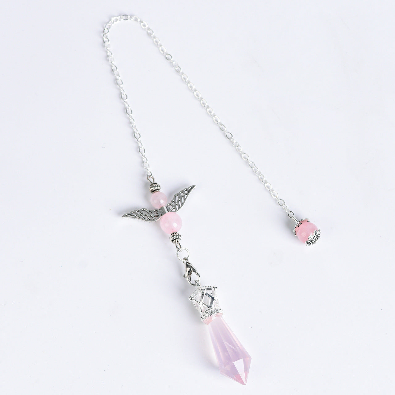 Natural crystal new overseas angel crystal pendulum pendant with twelve sections